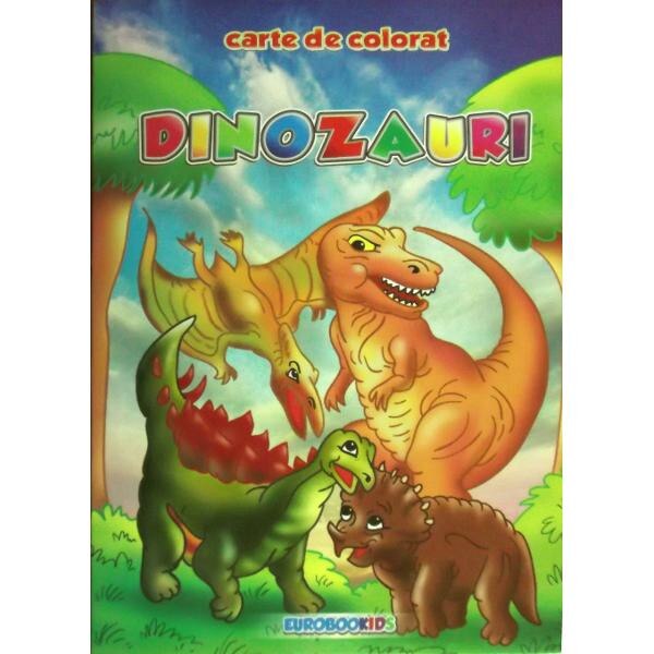 Dinozauri A5 - Carte de colorat