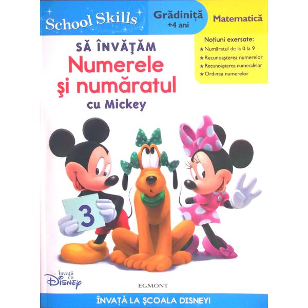 School Skills +4 Ani - Sa invatam numerele si numaratul cu Mickey