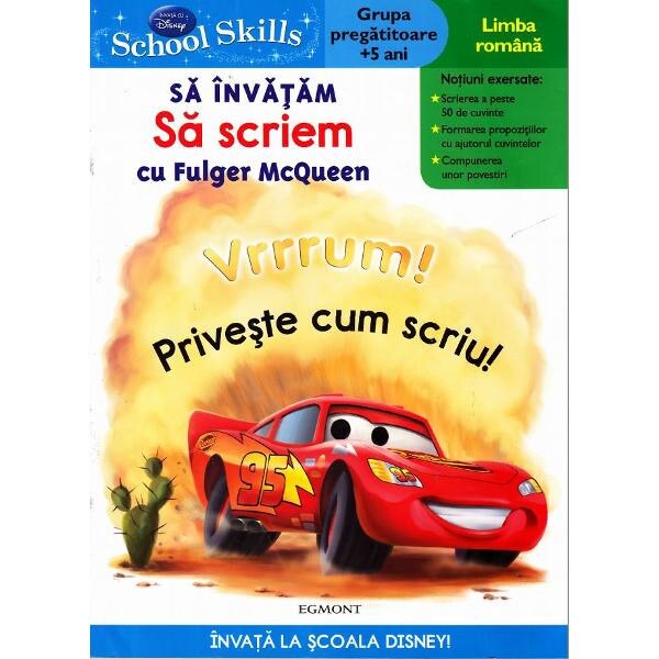 School Skills +5 Ani - Sa invatam sa scriem cu Fulger McQueen