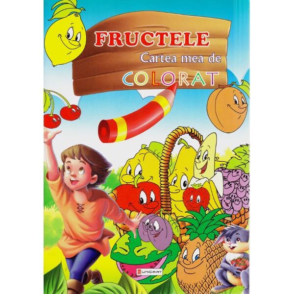 Fructele - Cartea mea de colorat