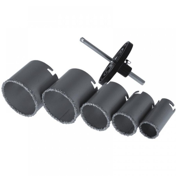 Dedra körkivágó készlet 33-73 mm karbid