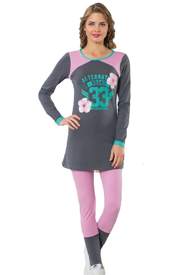 Compleu de casa sau de noapte Marime S- M Polkan 8317