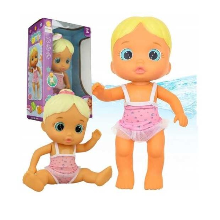 Păpușă care știe să înoate - Partenerul perfect pentru baia de seară