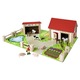 Placă de joacă decorativă, Eichhorn, fermă cu accesori, multicolor, 36x51cm