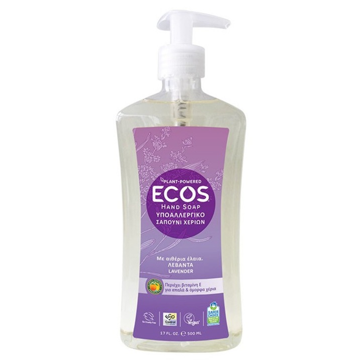Sapun cu lavanda hipoalergen 500ml Ecos