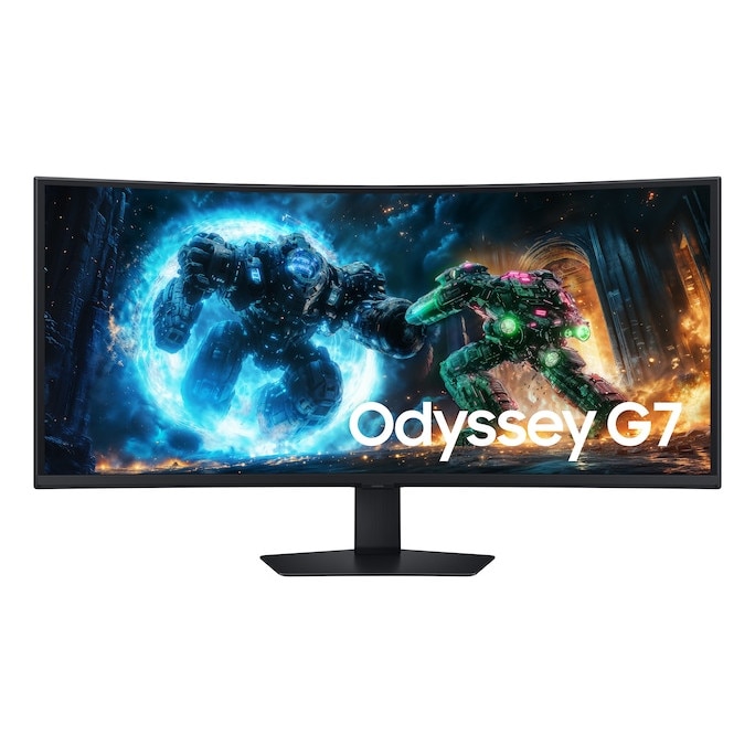 Monitor curbat Samsung Odyssey G7 G75F 40", VA LED, WUHD (5120 x 2160), 180Hz, 1ms, 1xDisplayPort, 2 x HDMI, 2 x USB 2.0, FreeSync Premium Pro, Eye Saver & Flicker Free, Negru