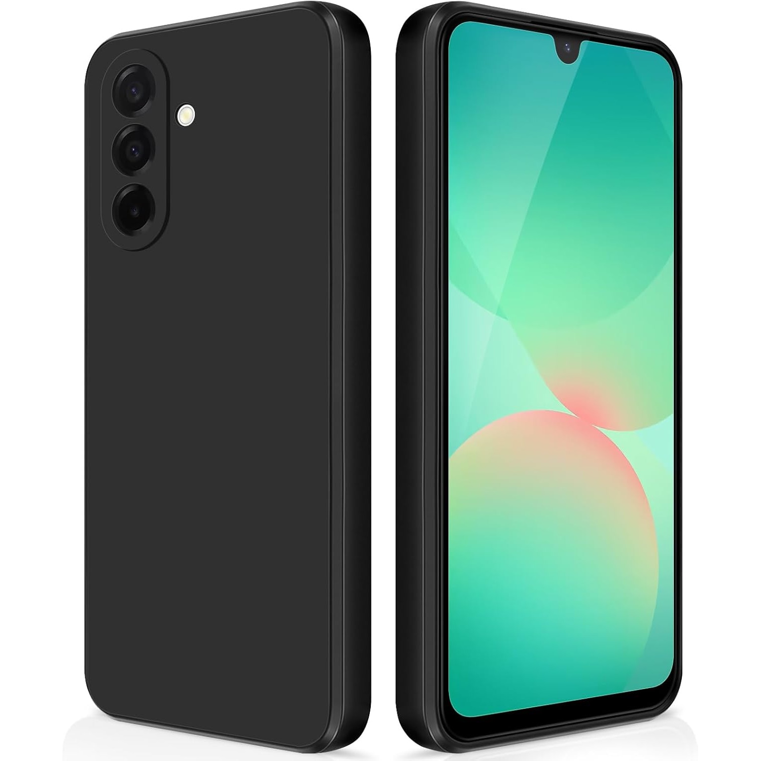 Husa compatibila cu Samsung Galaxy A26, silicon moale, cu protectie pentru camera, subtire, negru