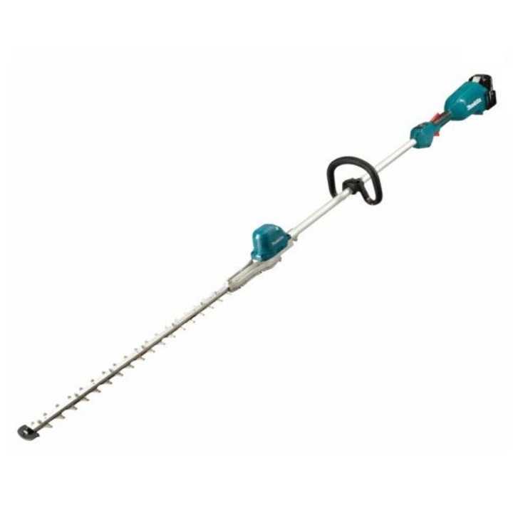 Foarfeca gard viu Makita DUN600LRGE, 18V, 60cm, 2x6.0Ah, 205cm, albastru