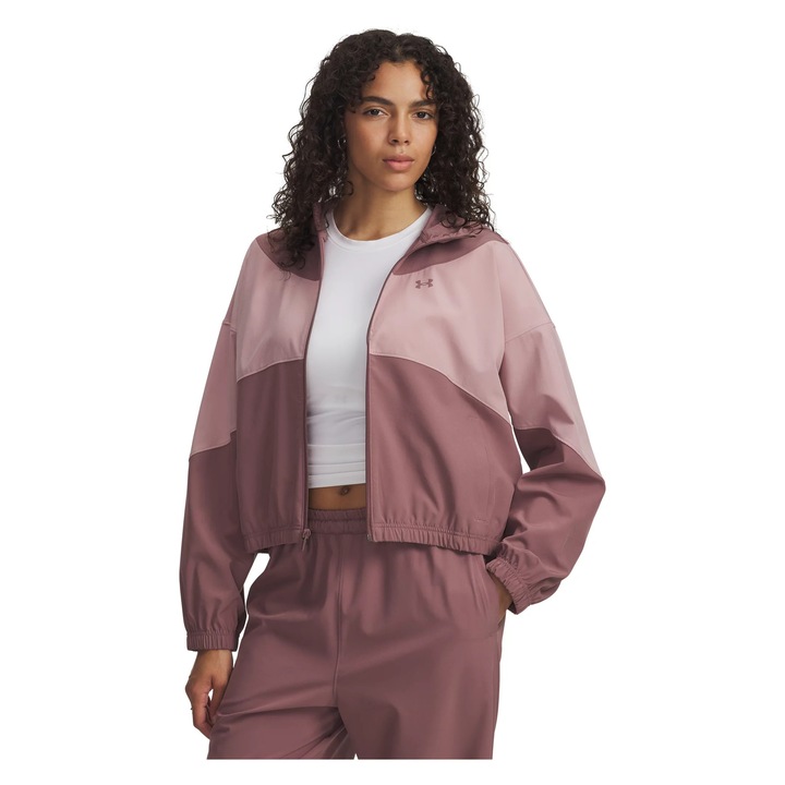 Jacheta dama Under Armour Rival Woven, Maro