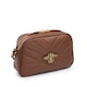 Geanta de umar Musette NEW TASHA BEE, piele naturala, maro, 26x6x17cm ...