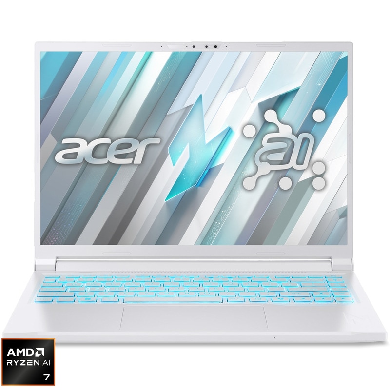 Laptop Gaming Acer Nitro V14, 14.5'', 16GB, 1TB SSD, GeForce RTX 5050, Pearl White