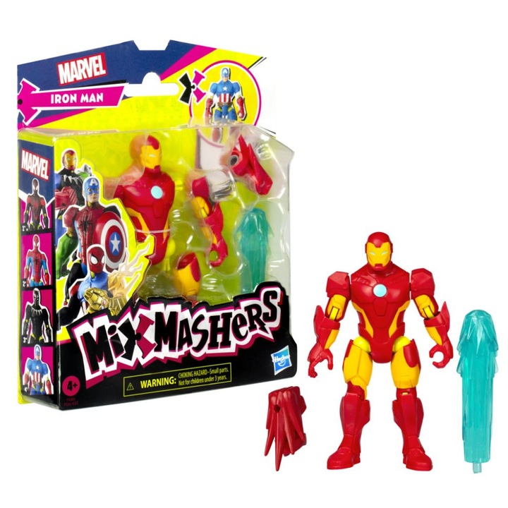Figurina articulata, Marvel Avengers, Mixmashers, Iron Man