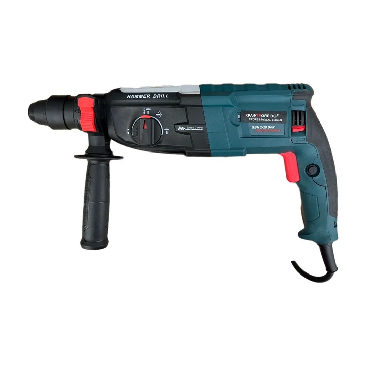 Перфоратор, KraftRoyal, 1200W, 3J, SDS+, за бетон и камък