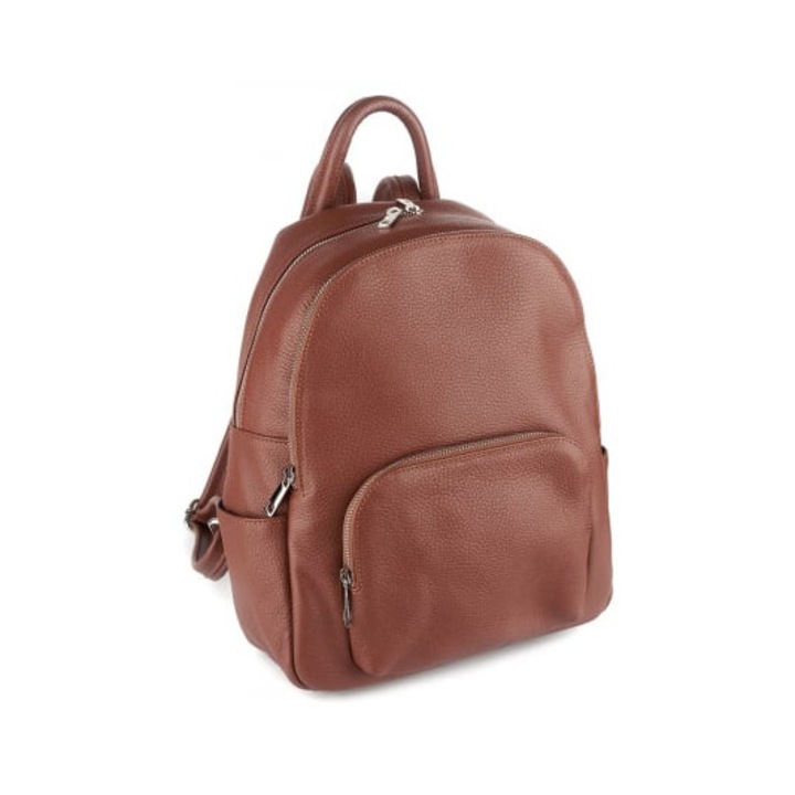Rucsac Kallya, din piele100 % naturala maro 8162