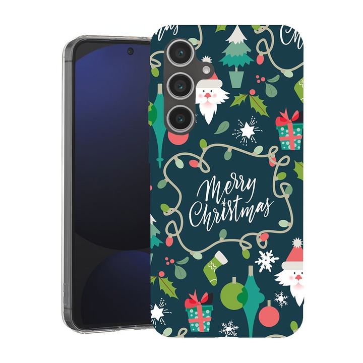 BestCase® Husa pentru Samsung Galaxy A55 cu Design Merry Christmas, Mag Anti Shock TPU, Tehnologie MagSafe, Reinforced 4 Corners, 2087010 MAS 6