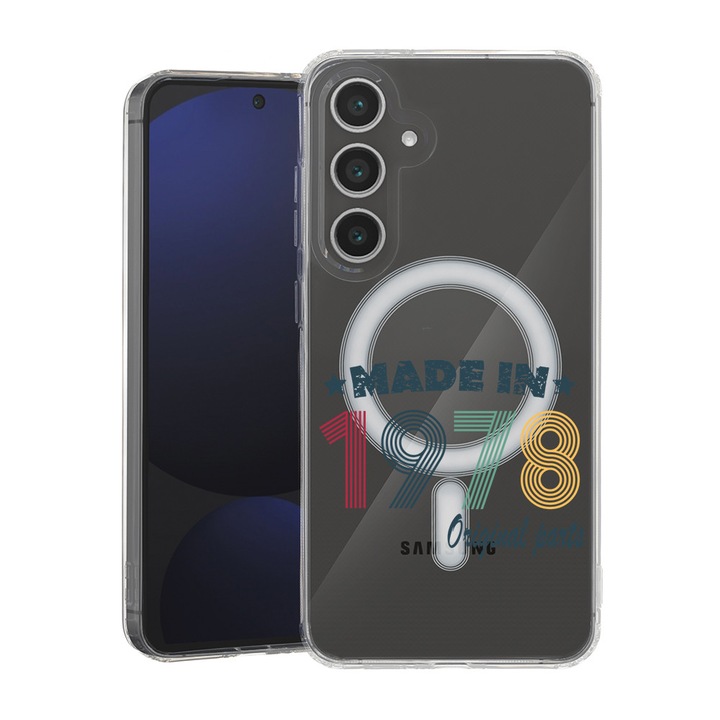 BestCase® Husa pentru Samsung Galaxy A55 cu Design Original Parts 1978, Mag Anti Shock TPU, Tehnologie MagSafe, Reinforced 4 Corners, 2087010 MAS 1995