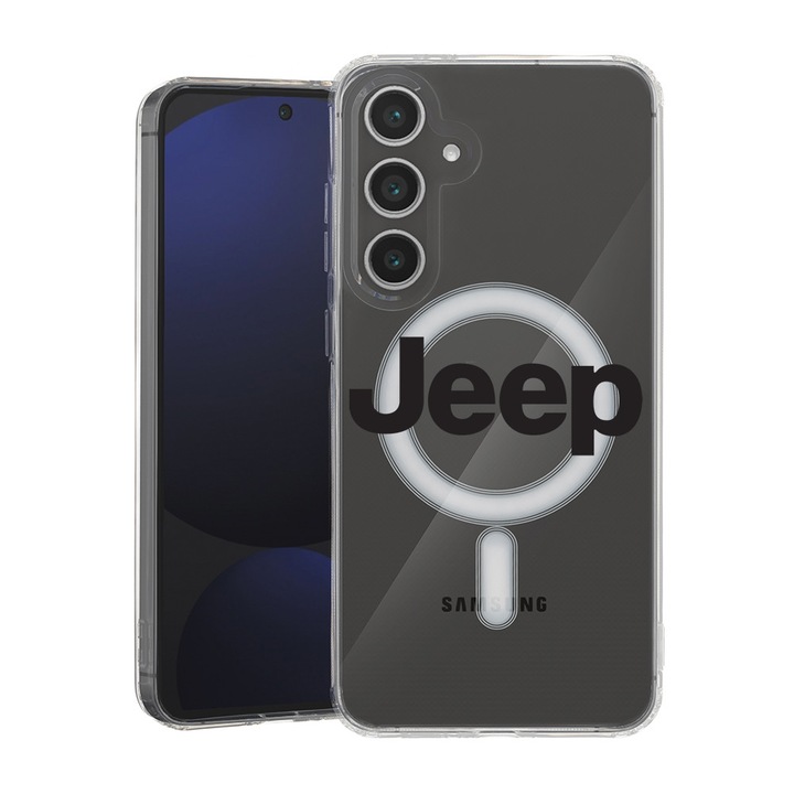 BestCase® Husa pentru Samsung Galaxy A55 cu Design Jeep, Mag Anti Shock TPU, Tehnologie MagSafe, Reinforced 4 Corners, 2087010 MAS 1740