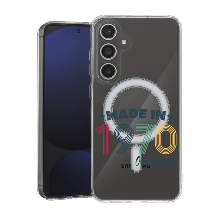 BestCase® Husa pentru Samsung Galaxy A55 cu Design Original Parts 1970, Mag Anti Shock TPU, Tehnologie MagSafe, Reinforced 4 Corners, 2087010 MAS 1987