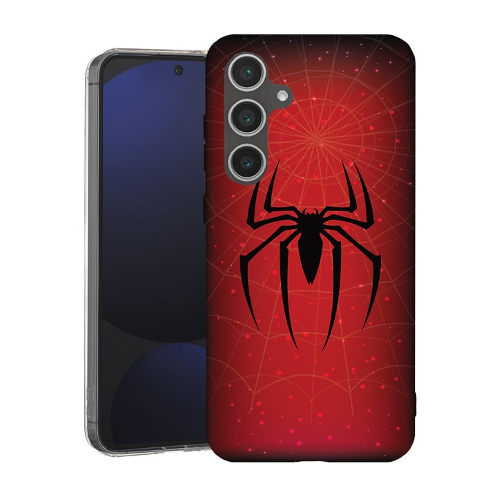 BestCase® Husa pentru Samsung Galaxy A55 cu Design Spider, Mag Anti Shock TPU, Tehnologie MagSafe, Reinforced 4 Corners, 2087010 MAS 1432