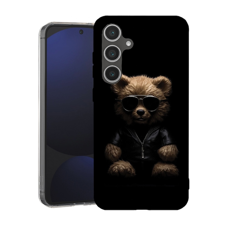 BestCase® Husa pentru Samsung Galaxy A55 cu Design Bear Style, Mag Anti Shock TPU, Tehnologie MagSafe, Reinforced 4 Corners, 2087010 MAS 1104