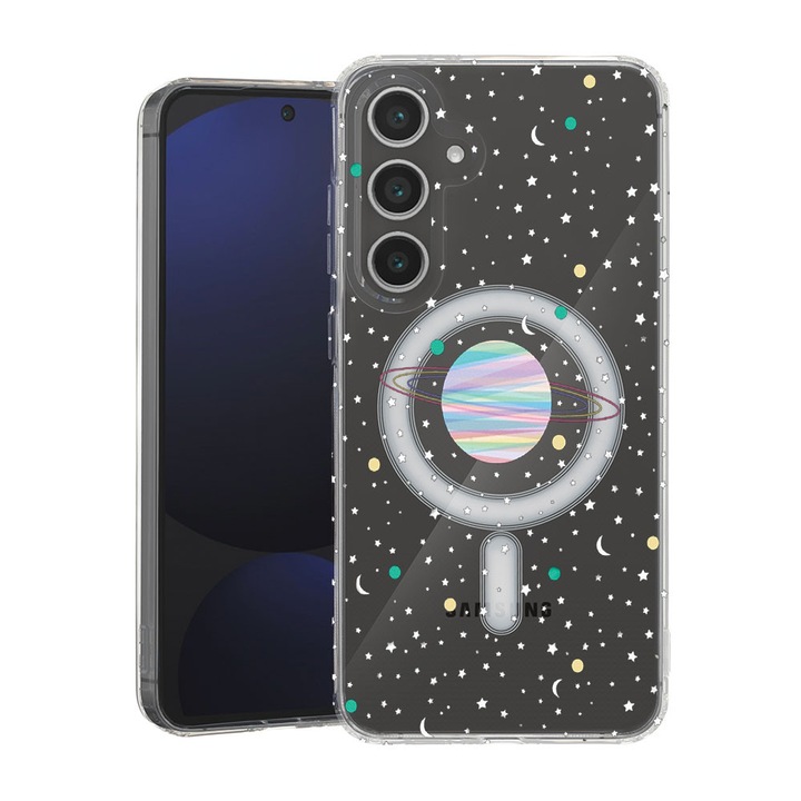 BestCase® Husa pentru Samsung Galaxy A55 cu Design Universe, Mag Anti Shock TPU, Tehnologie MagSafe, Reinforced 4 Corners, 2087010 MAS 468