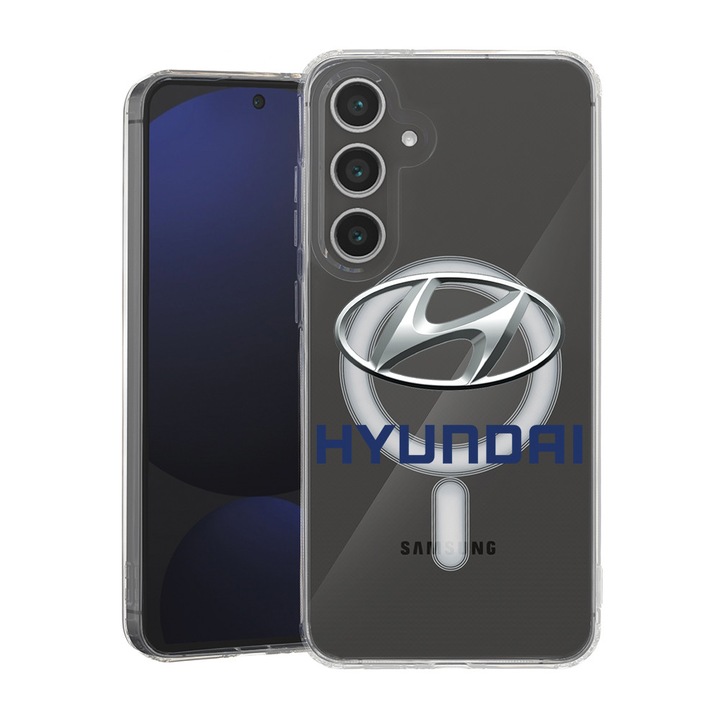 BestCase® Husa pentru Samsung Galaxy A55 cu Design Hyundai, Mag Anti Shock TPU, Tehnologie MagSafe, Reinforced 4 Corners, 2087010 MAS 1724