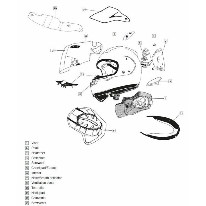 ARAI DUCT-5 teljesálarcos sisak szellőzőcsatornával alumínium ezüst színben