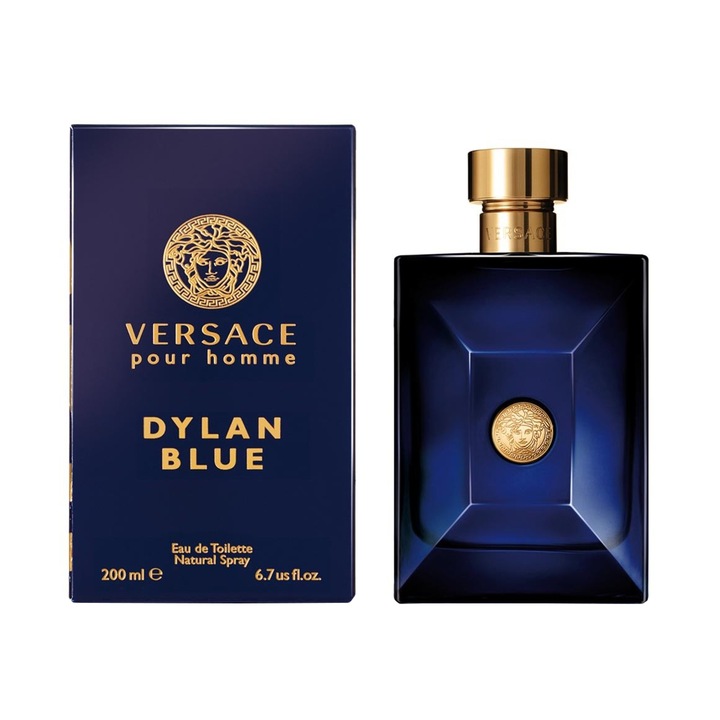 Versace, Dylan Blue férfi parfüm, Eau de Toilette, 200 ml