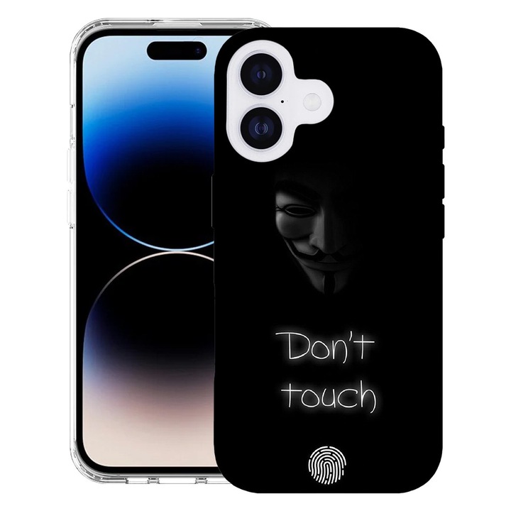BestCase® Husa pentru Apple iPhone 17 cu Design Don’t Touch My Phone, Mag Anti Shock TPU, Tehnologie MagSafe, Reinforced 4 Corners, 2087013 MAS 1167