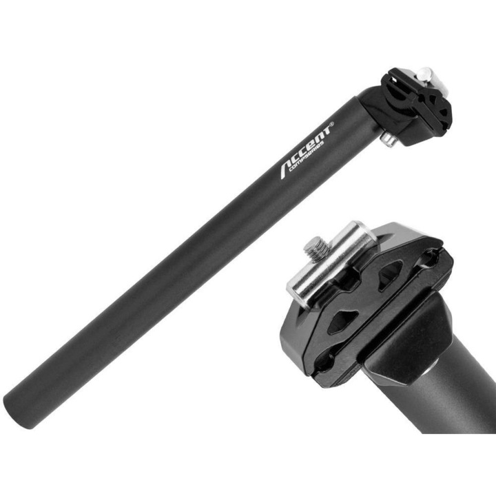 Колче за седалка Accent SP-252 26,4 мм черно мат пясъкоструйно