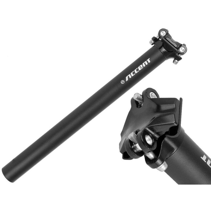 Tija sa Accent SP-428, 27,2 мм, черна, матирана