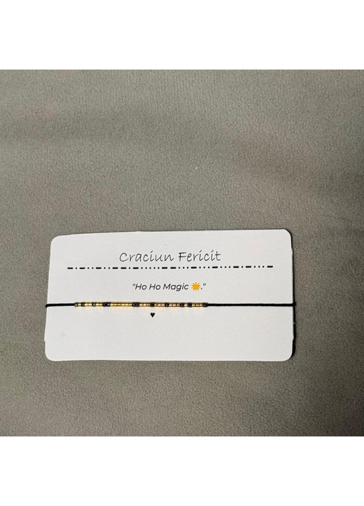 Bratara Cod Morse – Craciun Fericit