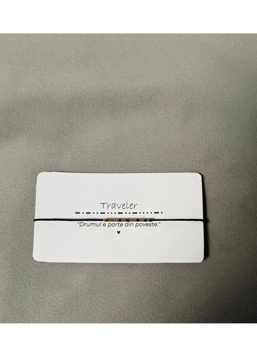 Bratara Cod Morse – Traveler