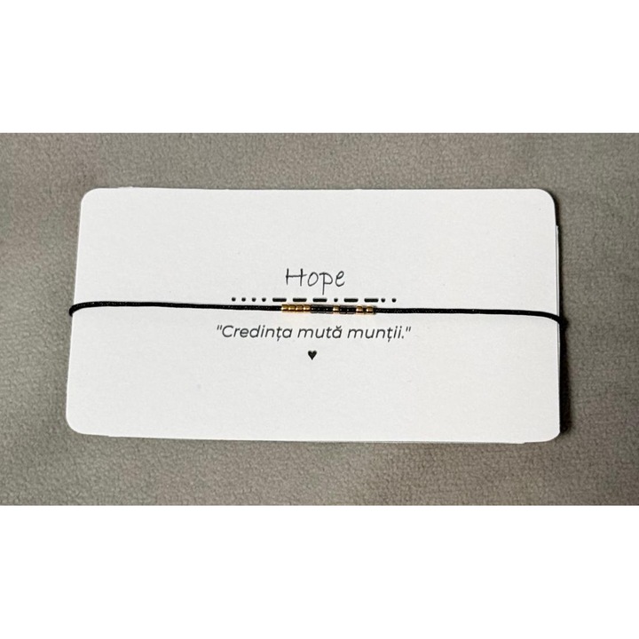 Bratara Cod Morse – Hope