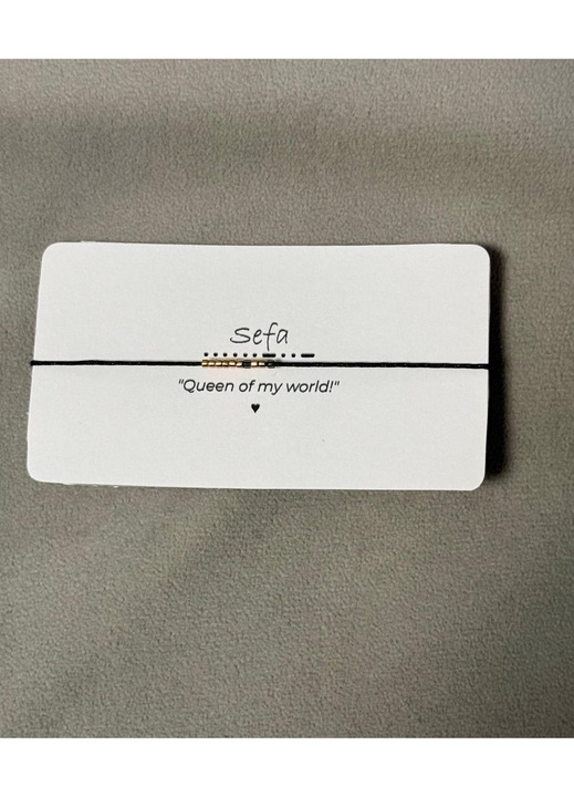 Bratara Cod Morse – Sefa