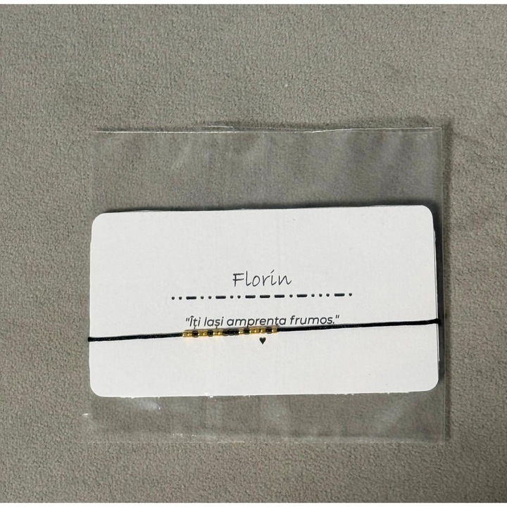 Bratara Cod Morse – Florin