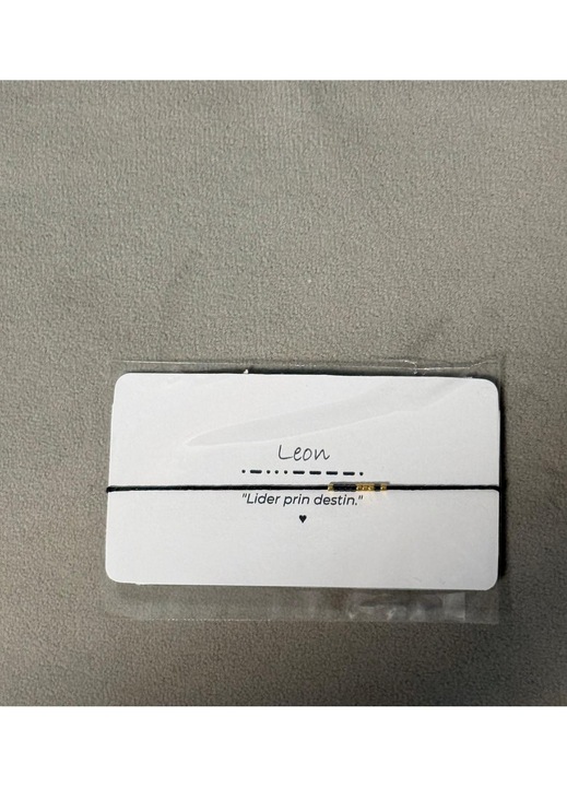 Bratara Cod Morse – Leon