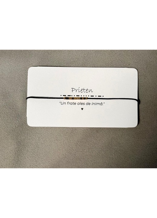 Bratara Cod Morse – Prieten