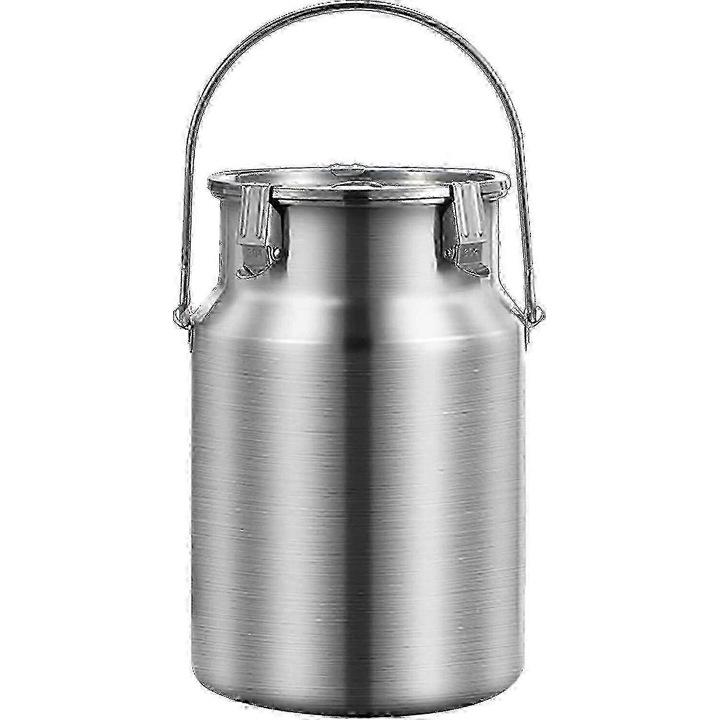 Съд за мляко, Инокс, 3л, Сребрист