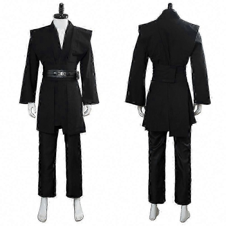 Costum de Cosplay Anakin Skywalker, set, barbati, material textil gros, multicolor, M