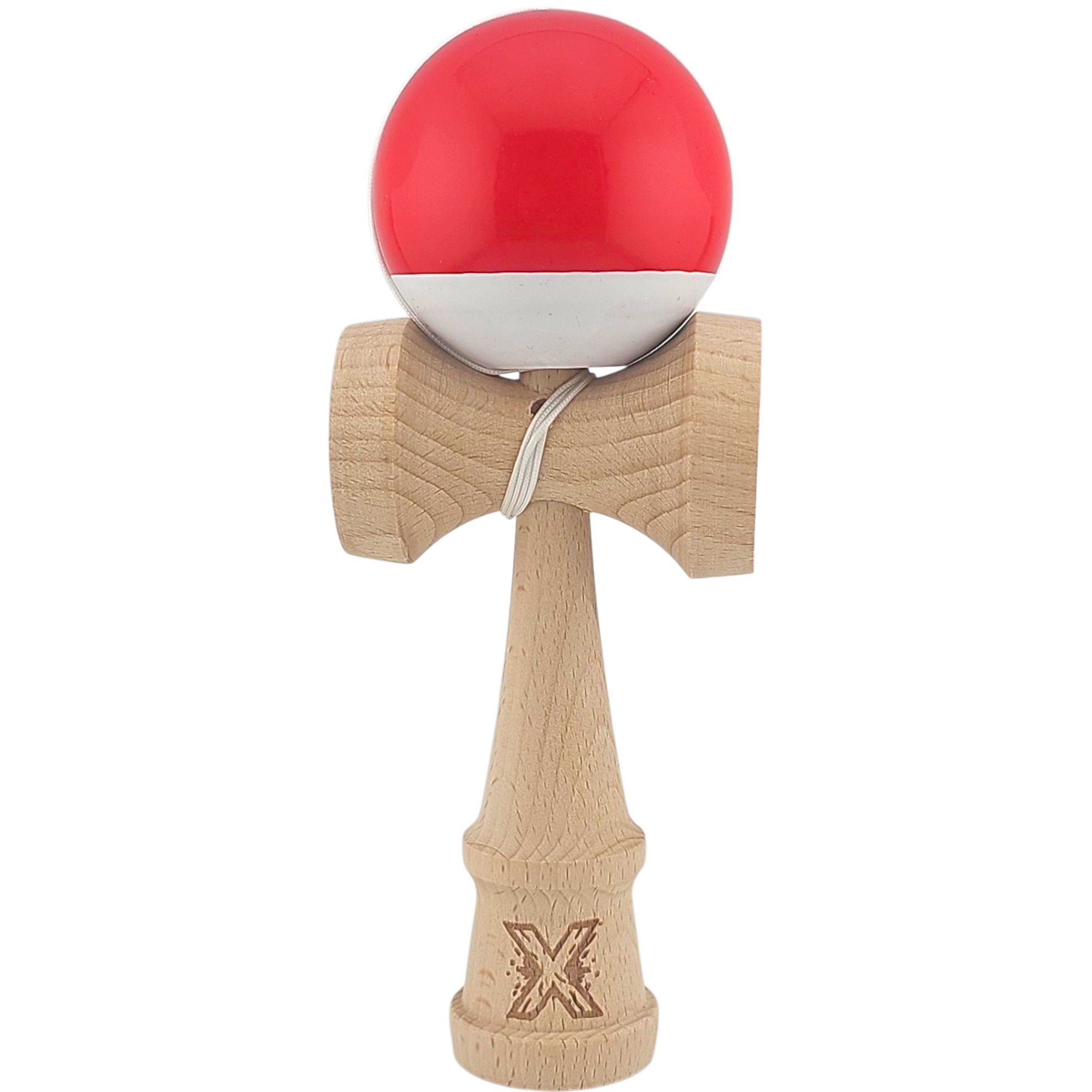 Kendama X Originala, Profesionala, Flippy, Super Sticky, din Lemn