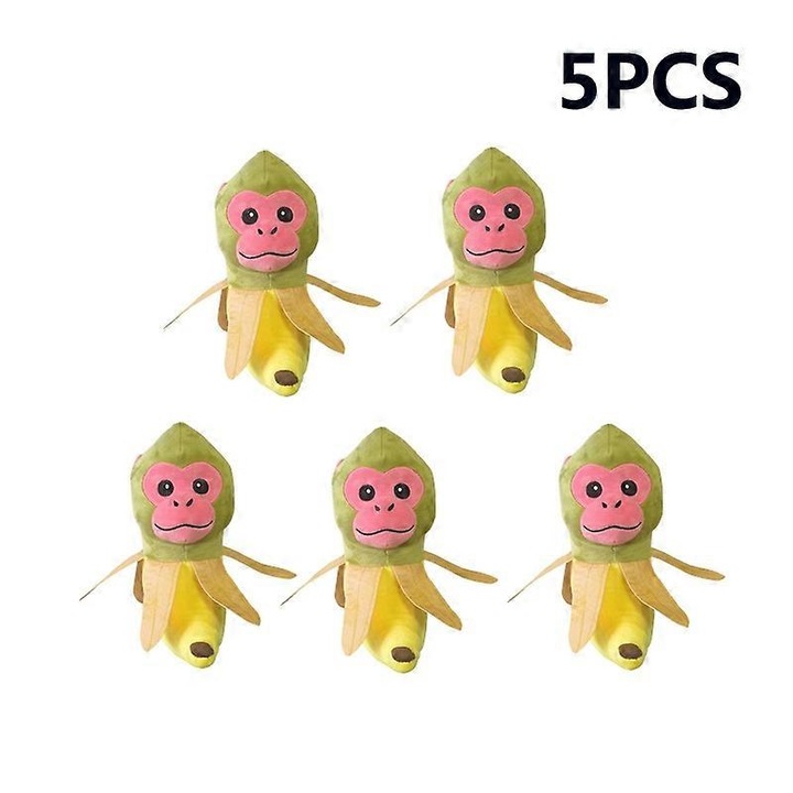 Set de 5 jucarii de plus, dinosaur, Bandai, multicolor, 3-6 ani