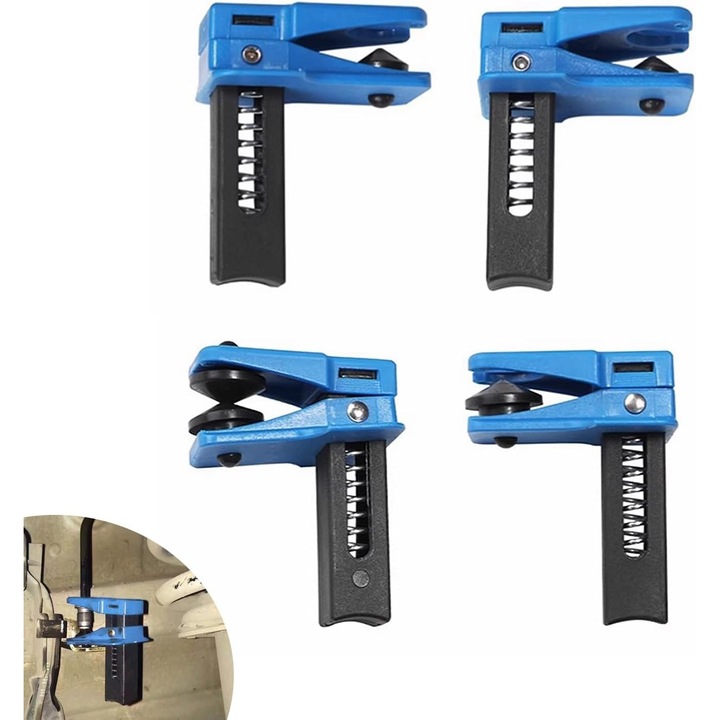 Set 4 cleme pentru conducte de frana, unelte de etansare, pentru majoritatea masinilor, 3/8inch, 5/16inch, 1/2inch