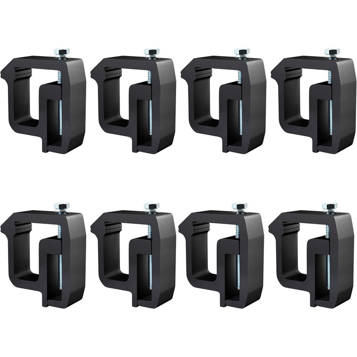 Teherautó motorháztető rögzítő bilincsek, nagy teherbírású, csúszásmentes, 4,3 cm