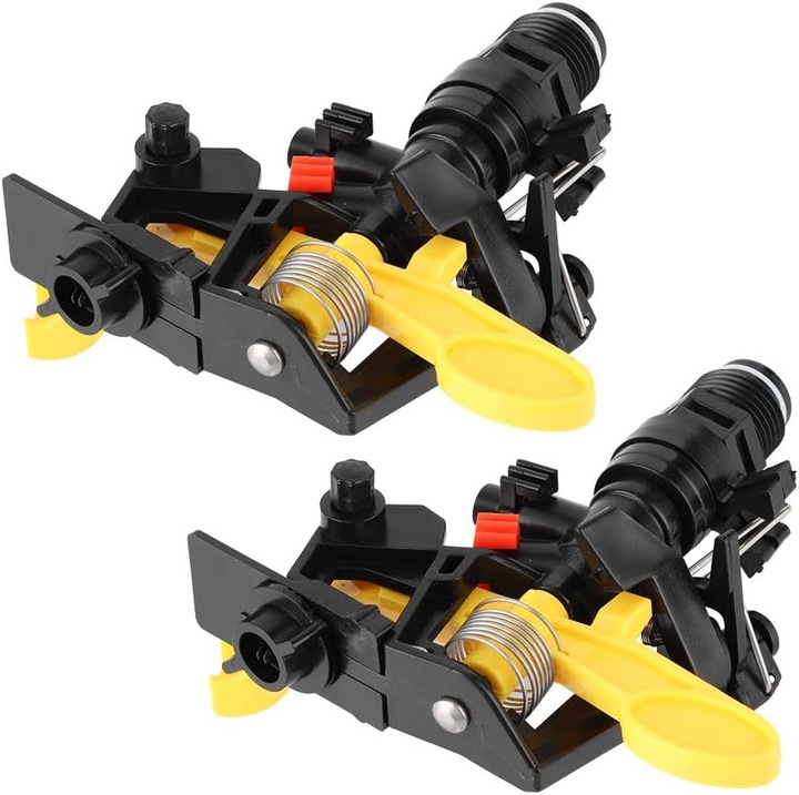 Két darab ütőfejes öntöző szórófej készlet, 8-15m, cink és műanyag