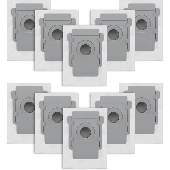 Комплект от 10 резервни торбички за прахосмукачка iRobot Roomba i7/i7+/i3/i3+/i4/i4+/i6/i6+/i8/i8+/S9/S9+/j7/j7+/E5/E6/E7