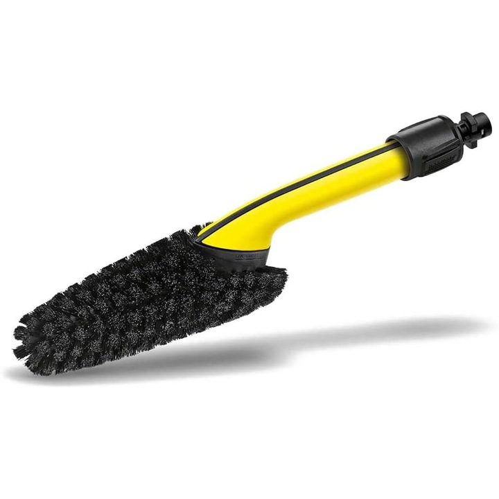 Perie speciala pentru roti, accesorii aparate de spalat cu presiune, curatare eficienta, dimensiuni compacte