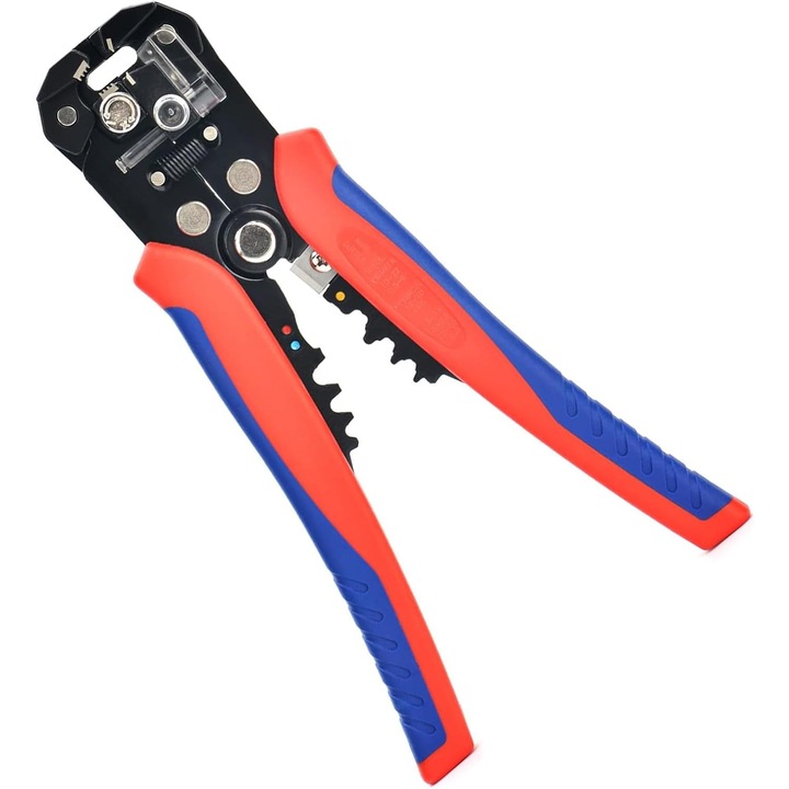 Cleste multifunctional 3 in 1, pentru taiere, stripping si crimping, ProTouch, pentru cabluri electrice, dimensiuni 0,2-6,0 mm, design ergonomic