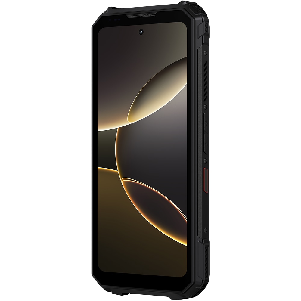 Telefon mobil Doogee V Max Play HD Portable Projector, 5G, Dual SIM, 6.78-inch IPS 120Hz, Octa-Core Dimensity 7300, 36GB RAM, 512GB, NFC, Baterie 20500mAh, RGB Light, IP68/IP69K, Android 15, Armor Black