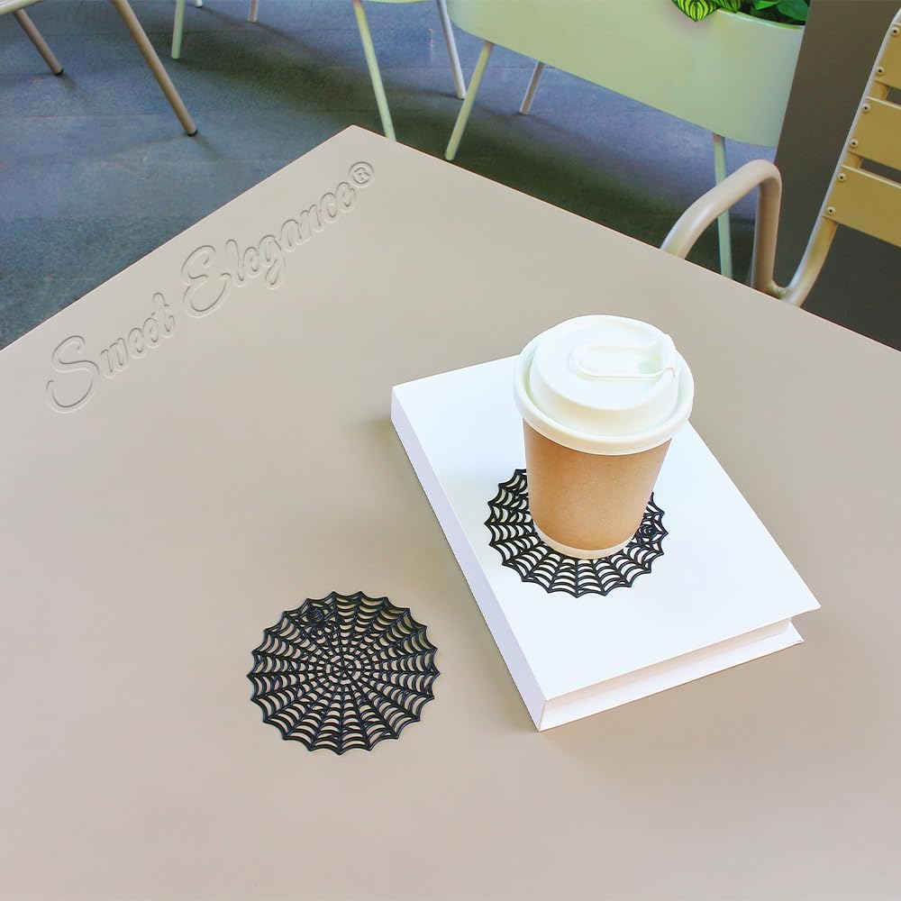 Set de 6 suporturi pentru bauturi, PVC, design special, usor de ...